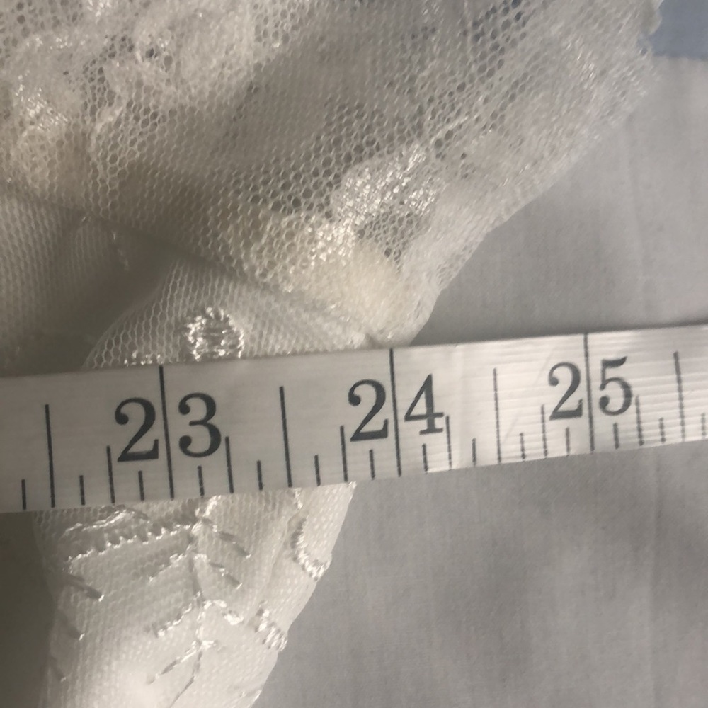 Ever Pretty Plus Size Maxi Lace Wedding Dress with Ruffle Sleeves, 3X - Picture 13 of 15